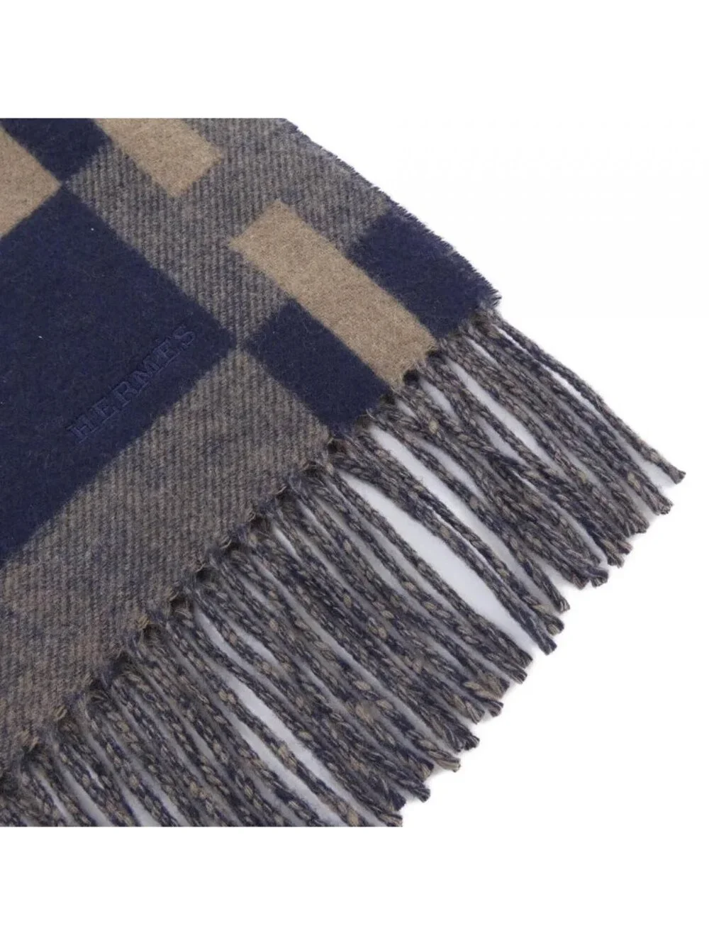 Hermes Passant Scarf Navy